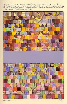  Noche Pintura - Una vez surgido del gris de la noche Paul Klee